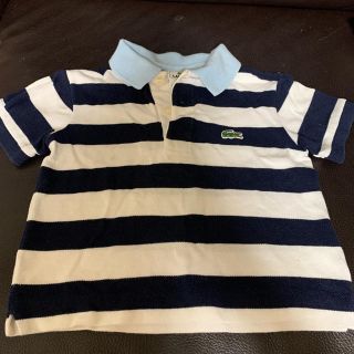 ラコステ(LACOSTE)のラコステ　ポロシャツ　ボーダー　90(Tシャツ/カットソー)