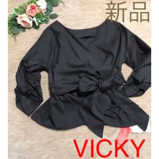 ビッキー(VICKY)のタグ付き新品◆◇VICKY◇ビッキー◇◆カシュクール ブラウス #2(シャツ/ブラウス(長袖/七分))