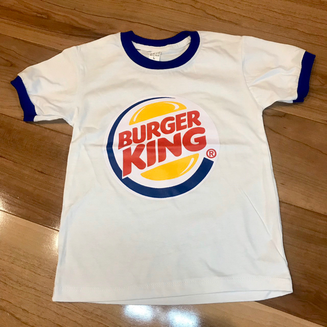 90~100サイズバーガーキング柄Tシャツセットアップ海外子供服男の子女の子