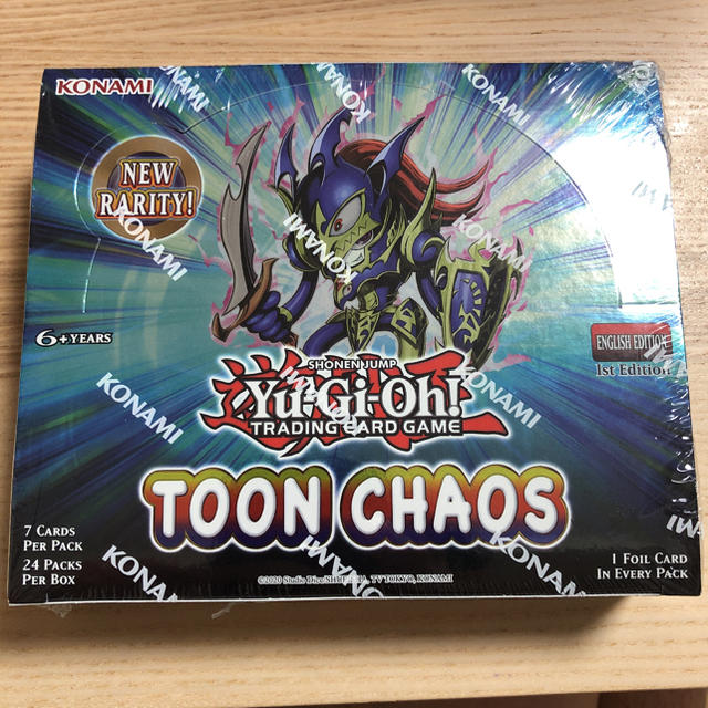 遊戯王 - 遊戯王 英語 北米版 Toon Chaos トゥーンカオス 未開封1BOXの ... 【1st Edition】トゥーンカオス EU英語版 シュリンク付 未開封box
