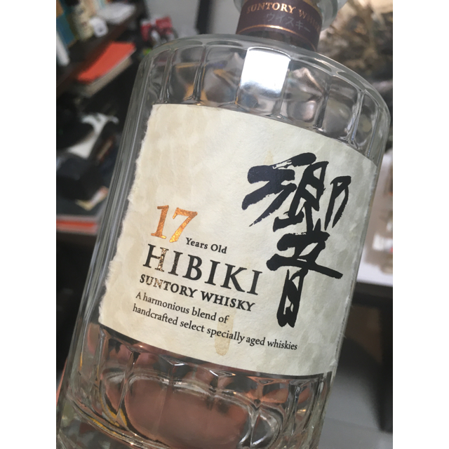 サントリー(サントリー)の【saitama様専用】響17年　響21年　山崎18年　空き瓶 食品/飲料/酒の酒(ウイスキー)の商品写真