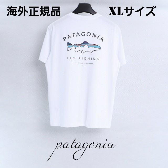 海外正規品　即日発送　patagonia　半袖Tシャツ　ホワイト　XLサイズ