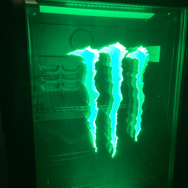 非売品 モンスターエナジー MONSTER ENERGY 冷蔵庫 業務用 鍵付き