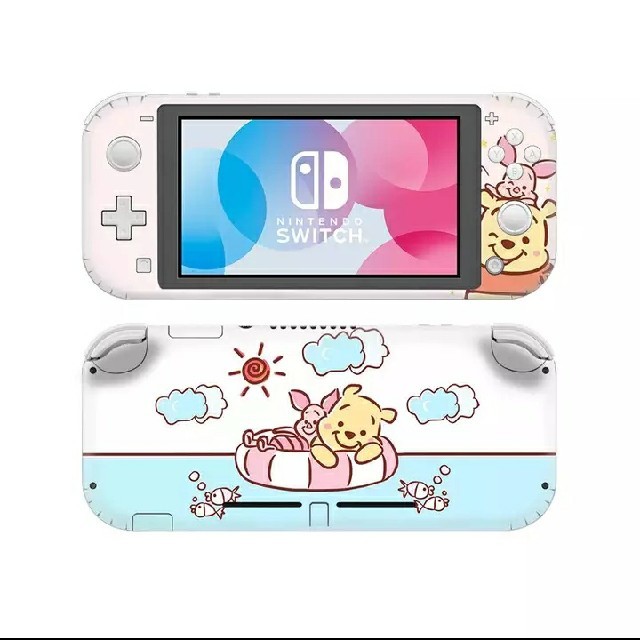 Nintendo Switch(ニンテンドースイッチ)のスイッチ ライト Switch Lite スキンシール くまのプーさん エンタメ/ホビーのゲームソフト/ゲーム機本体(その他)の商品写真