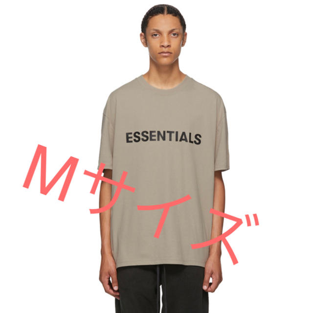 Tシャツ/カットソー(半袖/袖なし)20ss Essentials 新品 ボックス Tシャツ TAUPE  M