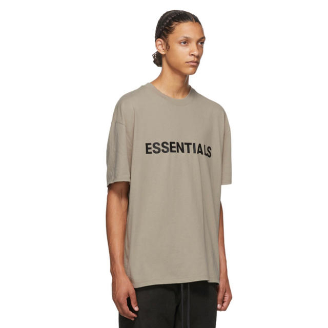 20ss Essentials 新品 ボックス Tシャツ TAUPE  L