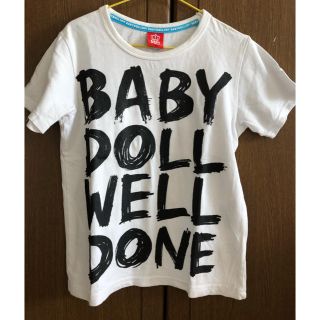 ベビードール(BABYDOLL)のBABYDOLL130㎝白色半袖Tシャツ(Tシャツ/カットソー)