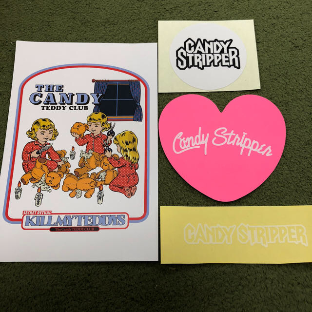 Candy Stripper(キャンディーストリッパー)の♡ Candy Stripper　ステッカー&カード ♡ レディースのファッション小物(その他)の商品写真