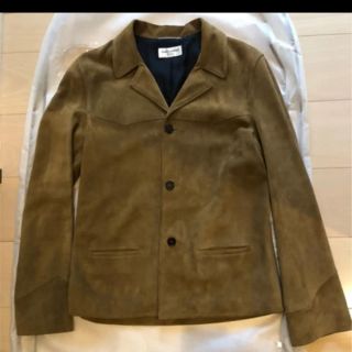 サンローラン(Saint Laurent)の訳あり美品サンローランレザージャケットブラウンスエードveste western(レザージャケット)