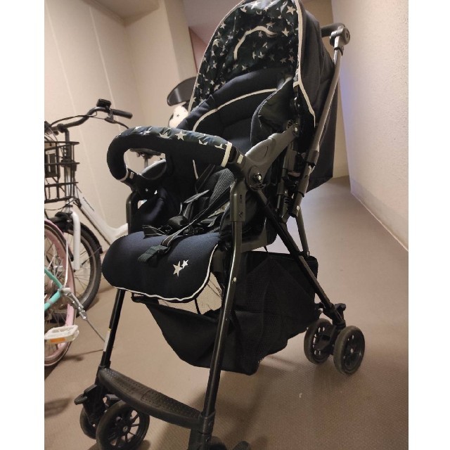みぃ様専用 ベビーカー 星柄 ネイビー