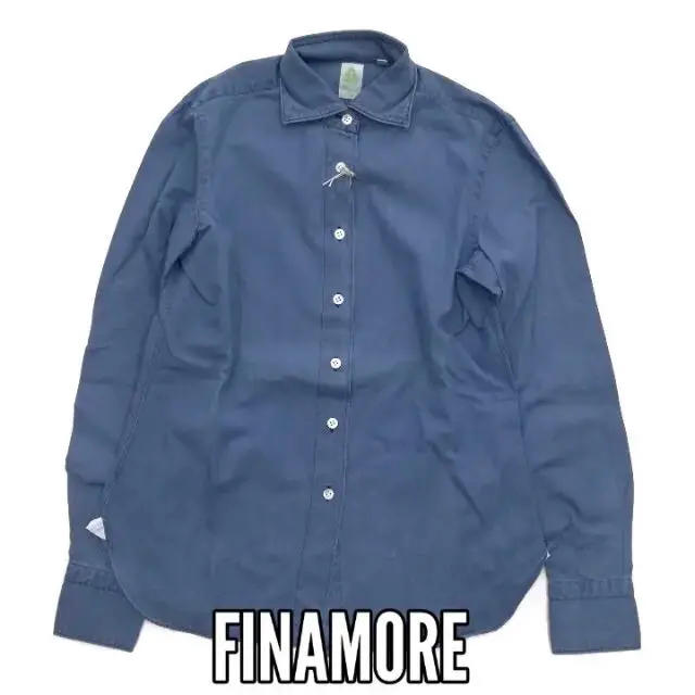 FINAMORE(フィナモレ)の未使用 FINAMORE フィナモレ ダンガリーシャツ size 40 レディースのトップス(シャツ/ブラウス(長袖/七分))の商品写真