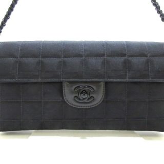 シャネル(CHANEL)のシャネル ショルダーバッグ 黒 ジャガード(ショルダーバッグ)