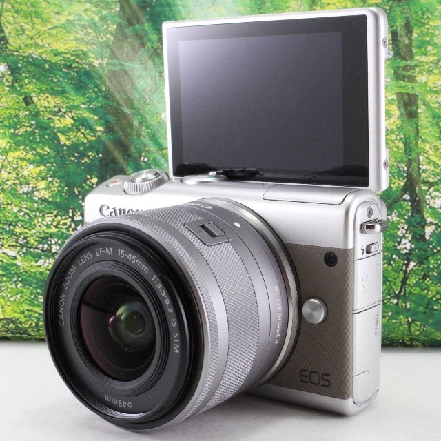 Canon EOS M100 EF-M15-45 IS STM レンズキット ミラーレス一眼