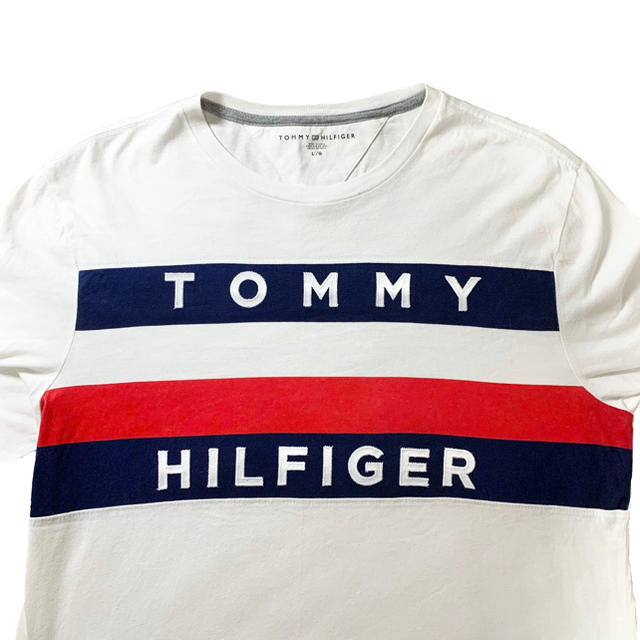 Tommy Hilfiger Tommy Hilfiger トミーヒルフィガー ロゴフラッグtシャツ Lの通販 By Jp S Shop トミーヒルフィガーならラクマ