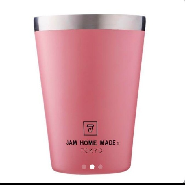 JAM HOME MADE & ready made(ジャムホームメイドアンドレディメイド)のカップコーヒータンブラーbyJAMHOMEMADE PINKwithMICKEY インテリア/住まい/日用品のキッチン/食器(タンブラー)の商品写真