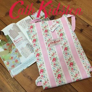 キャスキッドソン(Cath Kidston)の新品 キャスキッドソン エプロン フローラルギンガムピンク(その他)