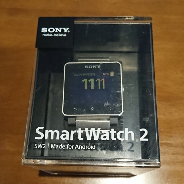 SONY(ソニー)のSONY  smartwatch2 保護フィルム貼り付け済 メンズの時計(腕時計(デジタル))の商品写真