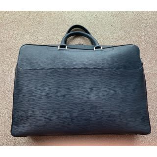 アニアリ(aniary)のaniary Wave Leather ブリーフケース(Dark Blue)(ビジネスバッグ)