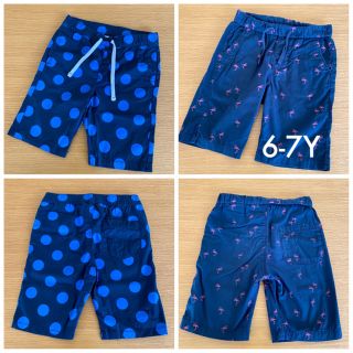 エイチアンドエム(H&M)の6-7Y★H&M ハーフパンツ 2枚SET(パンツ/スパッツ)