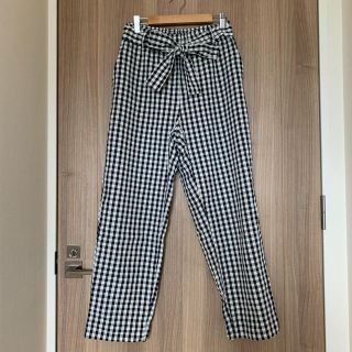 ザラ(ZARA)のZARA ギンガムチェックパンツ(カジュアルパンツ)