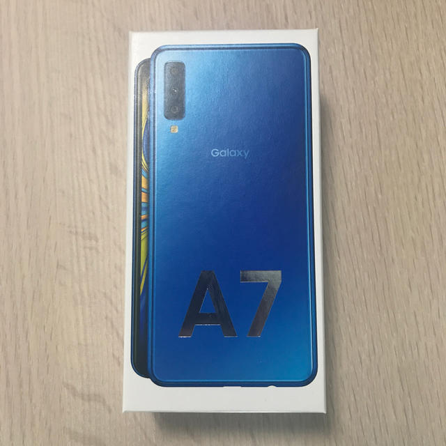 【開封品・未使用】Garaxy A7 ブルー 64GB SIMフリー