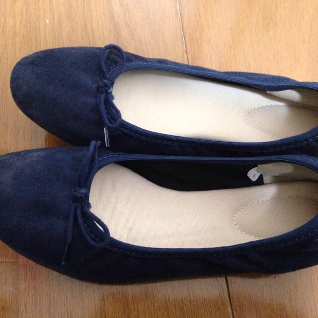 MUJI (無印良品)(ムジルシリョウヒン)の無印良品  青パンプス レディースの靴/シューズ(ハイヒール/パンプス)の商品写真