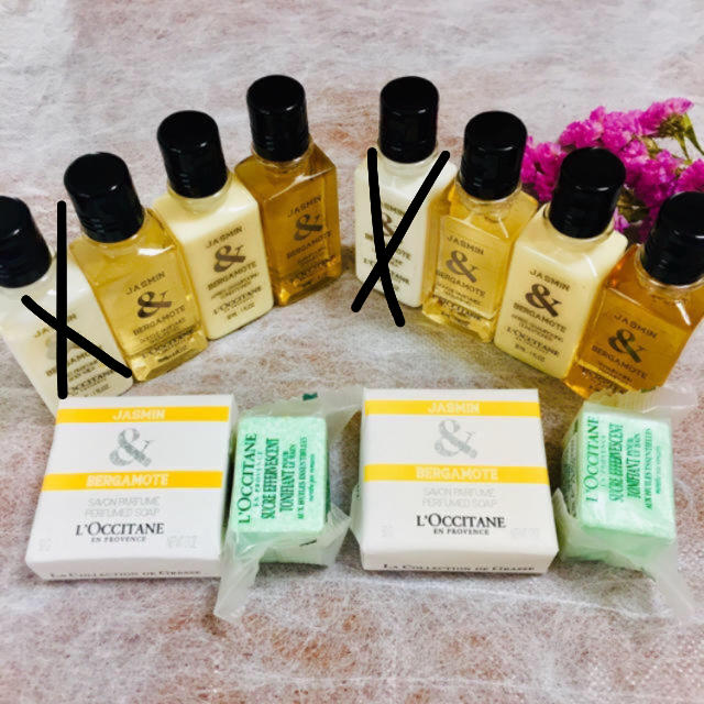 L'OCCITANE(ロクシタン)の【新品・未使用】ロクシタン アメニティー １0点セット コスメ/美容のボディケア(バスグッズ)の商品写真