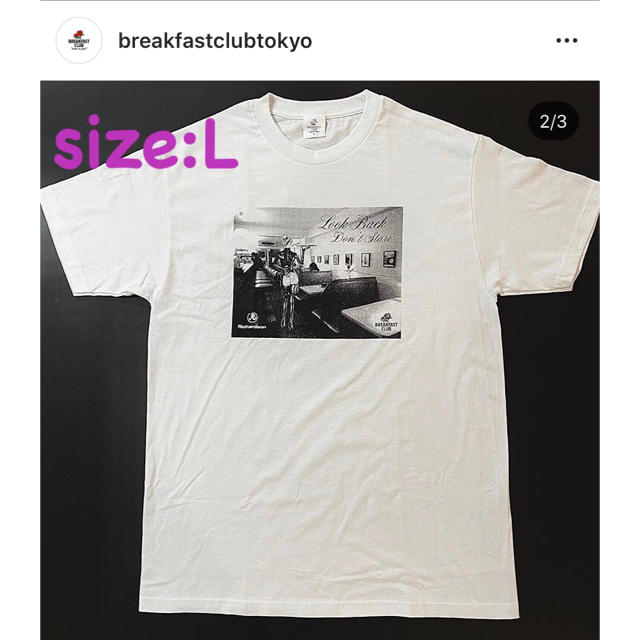 店舗限定　breakfast club Tee  Richardson