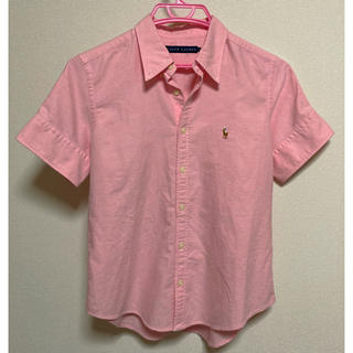 ラルフローレン(Ralph Lauren)のラルフローレン　レディース　半袖　シャツ　ピンク　未使用(Tシャツ(半袖/袖なし))