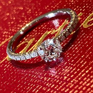 カルティエ(Cartier)のカルティエ　エタンセル　ダイヤモンドリング　Pt950(リング(指輪))