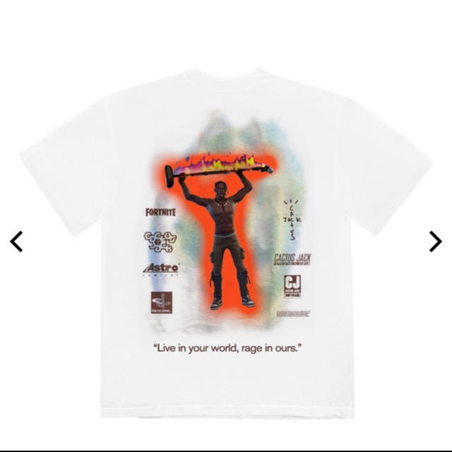 値下げ！　希少 XXL Travis Scott CACTUS JACK 限定 メンズのトップス(Tシャツ/カットソー(半袖/袖なし))の商品写真