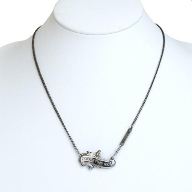 DIOR HOMME(ディオールオム)の2006AW ディオールオム シルバー ネックレス FORGOT ME NOT メンズのアクセサリー(ネックレス)の商品写真