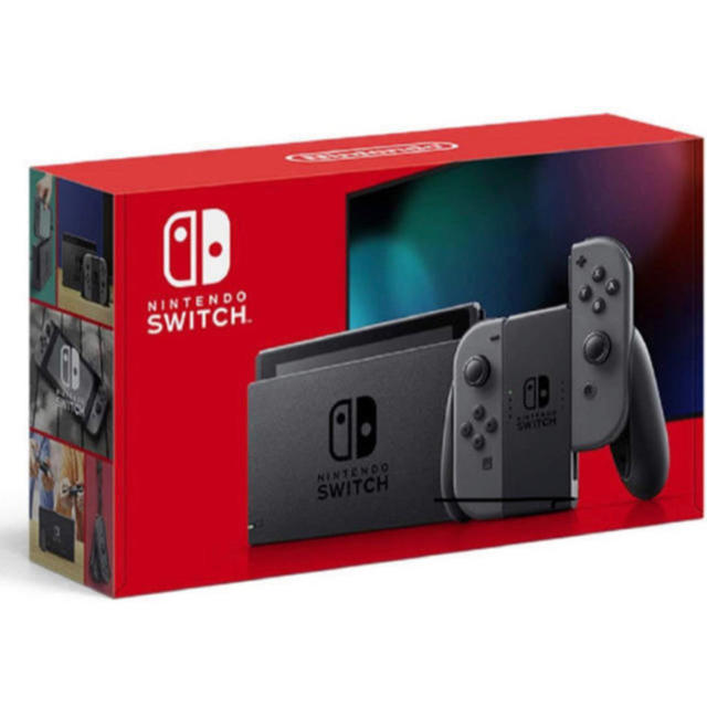 新型Nintendo Switch 任天堂スイッチ 本体 グレー　1台　送料無料ゲームソフト/ゲーム機本体