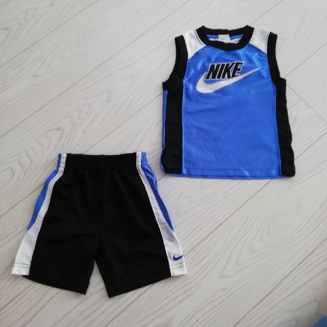 NIKE(ナイキ)のナイキ　キッズ　バスケ風スポーツウェア　セットアップ キッズ/ベビー/マタニティのベビー服(~85cm)(タンクトップ/キャミソール)の商品写真