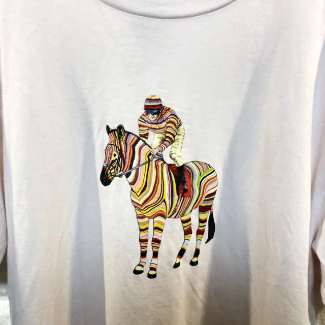 ポールスミス マルチストライプ GRAFFITI ZEBRA Tシャツ