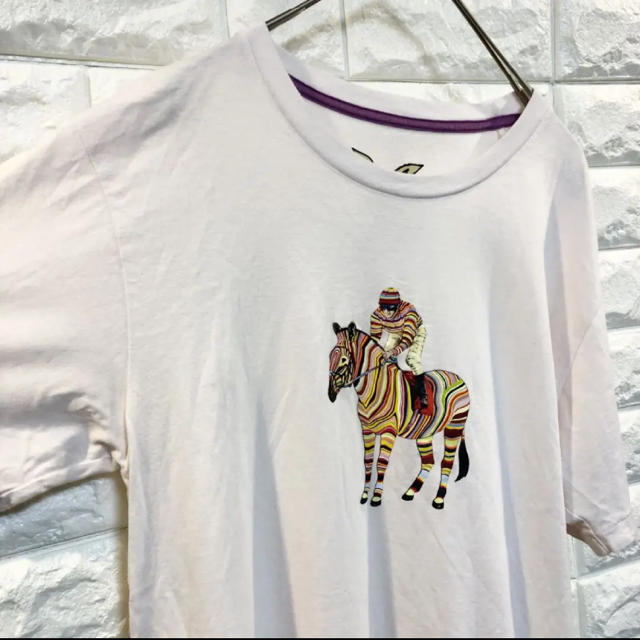 ポールスミス マルチストライプ GRAFFITI ZEBRA Tシャツ