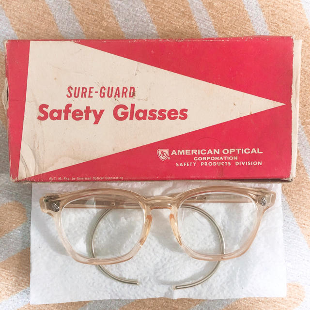 デッド AMERICAN OPTICAL safety ロンハーマン 野村訓一 メンズのファッション小物(サングラス/メガネ)の商品写真