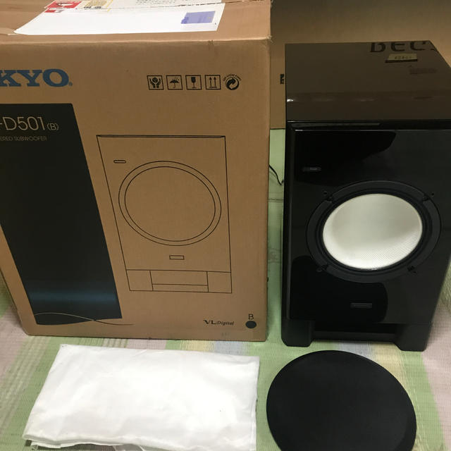 ONKYO(オンキヨー)のONKYO SL−D501 ピアノブラック　美品 スマホ/家電/カメラのオーディオ機器(スピーカー)の商品写真