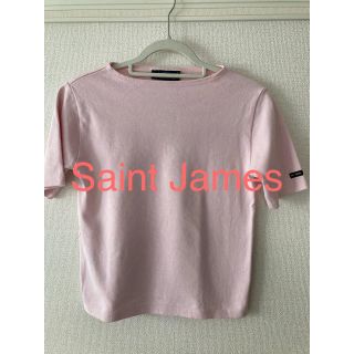 セントジェームス(SAINT JAMES)のセントジェームズ　SAINT JAMES  コットン　ピンク　無地(Tシャツ(半袖/袖なし))