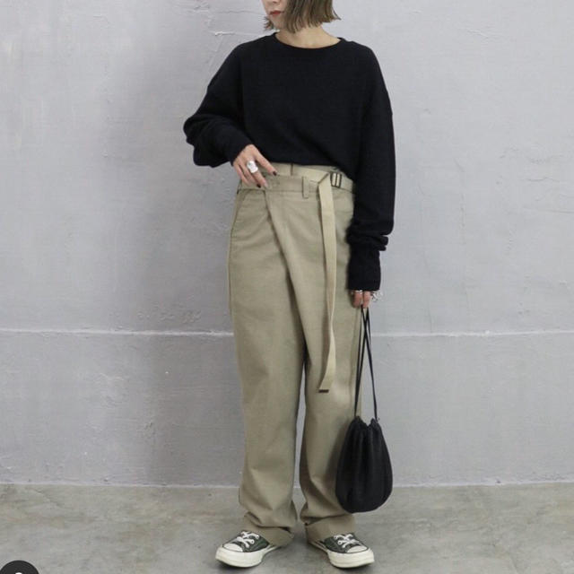 MAISON EUREKAメゾンエウレカ リメイクチノパンツ-
