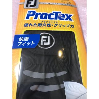 フットジョイ(FootJoy)のフットジョイ日本正規品 Practex ゴルフグローブ　ブラック　25cm(その他)