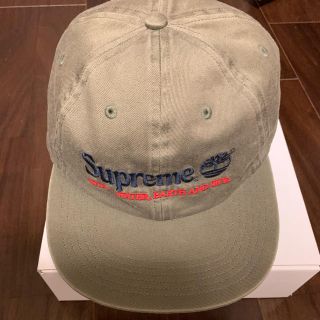 シュプリーム(Supreme)のsupreme、ティンバーランドコラボ、カーキ極美品(キャップ)