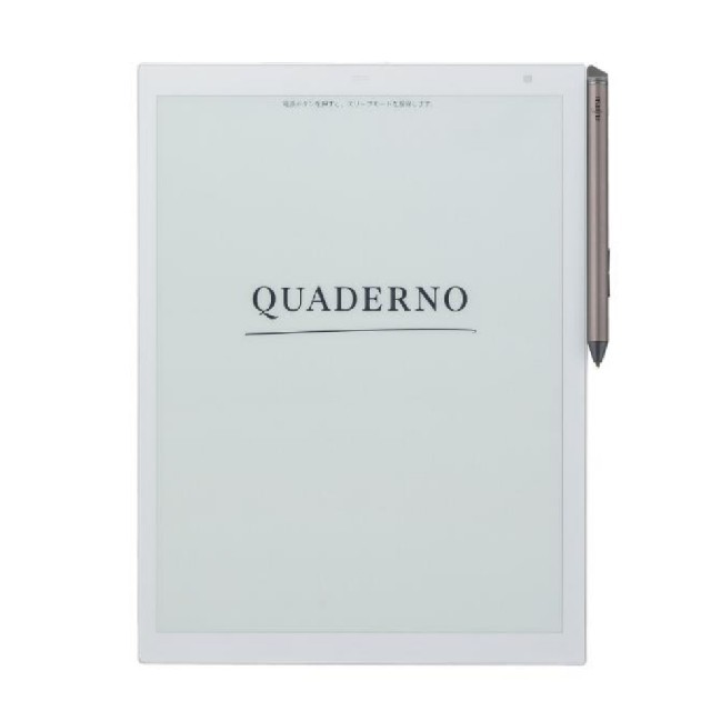 富士通(フジツウ)のテレワークのお供に！【電子ペーパーA4: Quaderno】 スマホ/家電/カメラのPC/タブレット(PC周辺機器)の商品写真