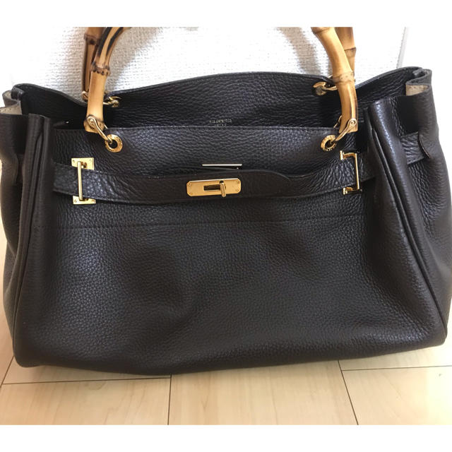 SITA PARANTICA シボカワバンブーBAG ブラック SITA PARANTICA シボカワバンブーBAG ブラック