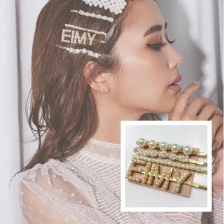 エイミーイストワール(eimy istoire)の【新品】eimy istoire ♡ ゴールド×パール ヘアピンセット(ヘアピン)