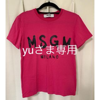 エムエスジイエム(MSGM)のMSGM Tシャツ レディース  マゼンタ(Tシャツ(半袖/袖なし))