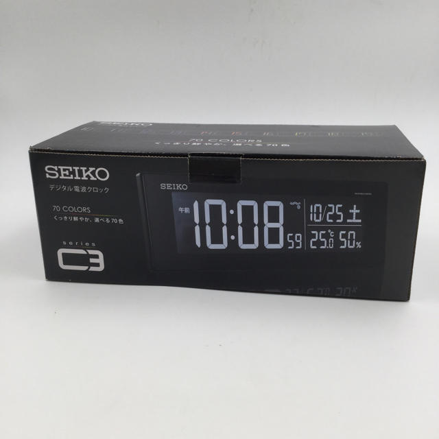 新品未使用セイコー クロックデジタル時計C3 電波時計SEIKO DL305K