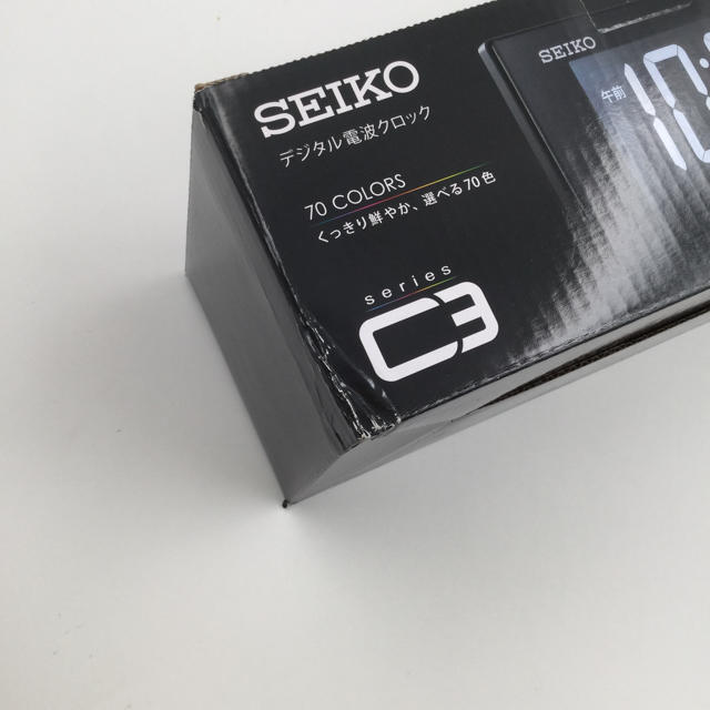 SEIKO(セイコー)の新品未使用セイコー クロックデジタル時計C3 電波時計SEIKO DL305K  インテリア/住まい/日用品のインテリア小物(置時計)の商品写真