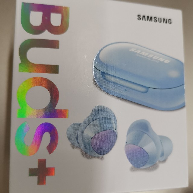 SAMSUNG(サムスン)のgalaxy Buds +　ブルー　未使用 スマホ/家電/カメラのオーディオ機器(ヘッドフォン/イヤフォン)の商品写真