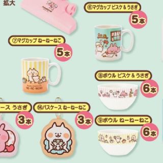 サンリオ(サンリオ)のカナヘイ 当たりくじ マグカップ全2種&ボウル全2種セット！(キャラクターグッズ)